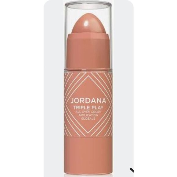 Jordana Triple Play Petal Pink All Over Color Stick 0.2 Oz Versatile Makeup - Picture 1 of 5